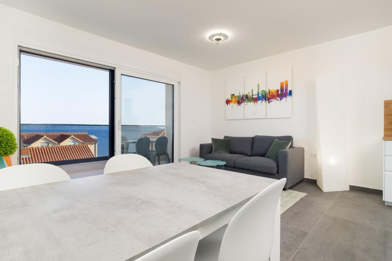 Luxury Apartment- Balcony- Private Rooftop And Jacuzzi- Common Pool Trogir Exterior photo